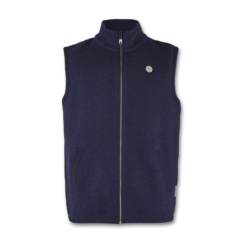 Grown-ups unisex boiled wool vest - Manitober