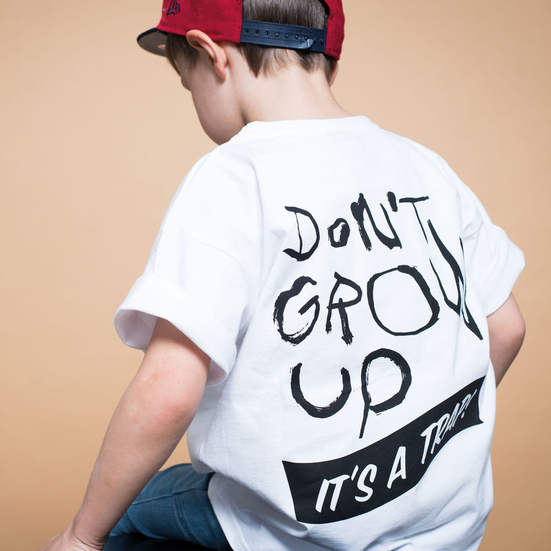 Kids Don't Grow up Relaxed T-Shirt (organic cotton) -Manitober-nachhaltige-Kinderbekleidung-Bio-Baumwolle